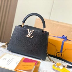  M23083Capucines BB Handbags LV Milky Way 。27x18x9cm 