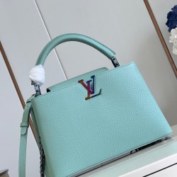 M22055 Green Medium Capucines MM Handbagsize：31.5x20x11cm 