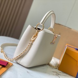 M23083Capucines BB Handbags LV Milky Way 。27x18x9cm 