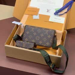 M80091 MULTI POCHETTE FLICIE 3-in-1 Main Bag：17x9.6x3.5cm。