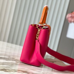 N82904/M48865Capucines ostrich print handbagSize:31.5 * 20 * 11 cm