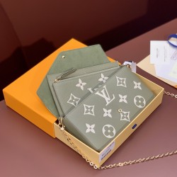 M42480 Green! Pochette Flicie Chain Bag