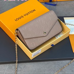 M64064 Gray Pochette Flicie Chain Bag