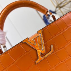 M48865Capucines Trumpet Handbagsize：27x18x9cm