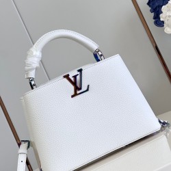 M22055 White Small Capucines BB Handbagsize：27x18x9cm 