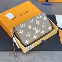 M69977 Gray Pochette Flicie Chain Bag