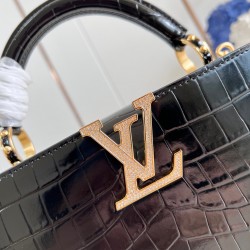  M48865Capucines Trumpet Handbagsize：27x18x9cm