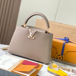 M23083Capucines BB Handbags LV Milky Way 。27x18x9cm 