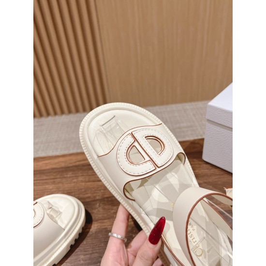 Pig nose. Sandals.