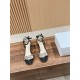 Rhinestone Bow Sandals