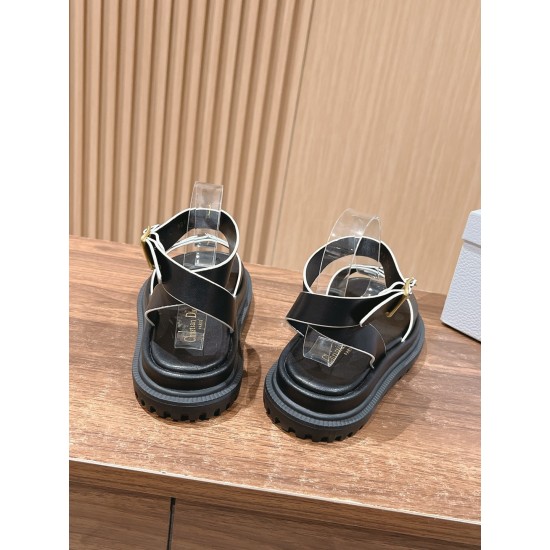 Pig nose. Sandals.