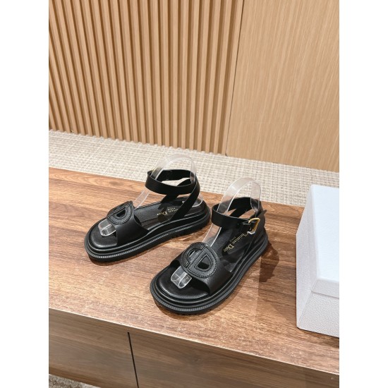 Pig nose. Sandals.