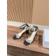 Rhinestone Bow Sandals