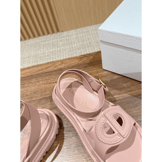 Pig nose. Sandals.