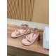 Pig nose. Sandals.