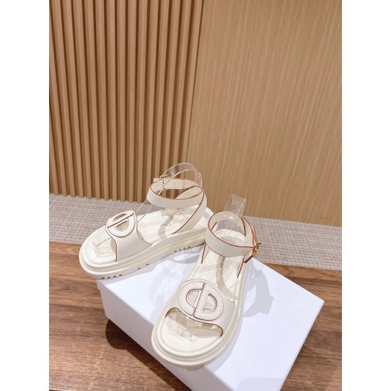 Pig nose. Sandals.