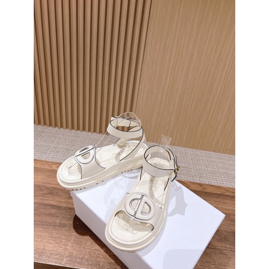 Pig nose. Sandals.