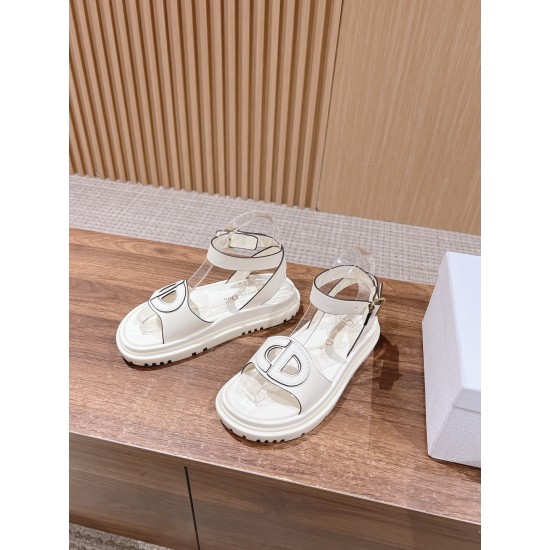 Pig nose. Sandals.