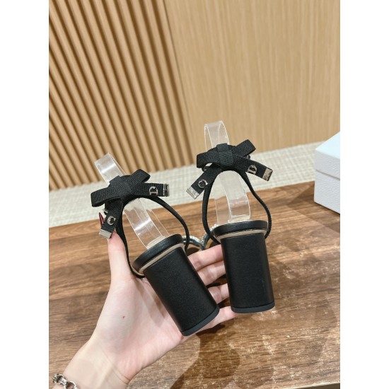 Rhinestone Bow Sandals