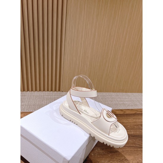 Pig nose. Sandals.