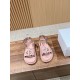 Pig nose. Sandals.