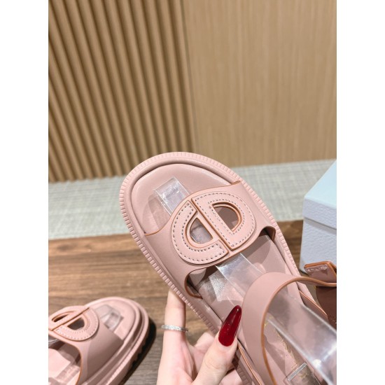 Pig nose. Sandals.