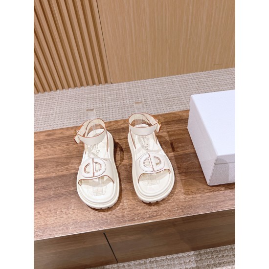 Pig nose. Sandals.