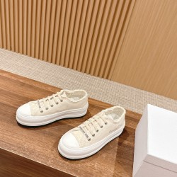 Embroidered Canvas Shoes