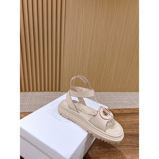 Pig nose. Sandals.