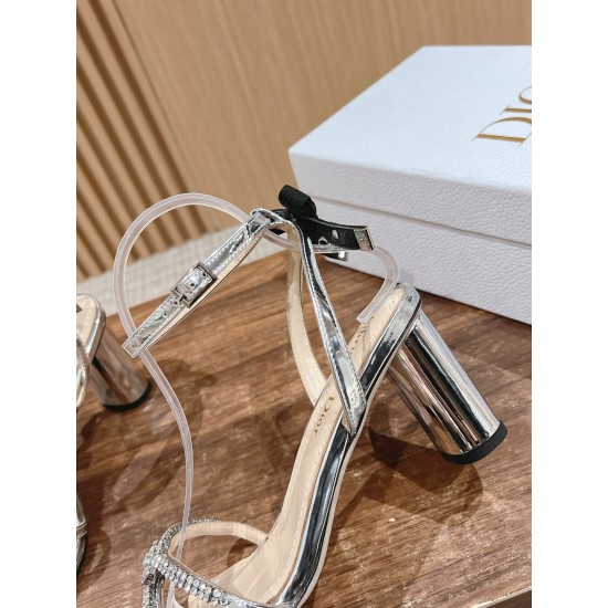 Rhinestone Bow Sandals