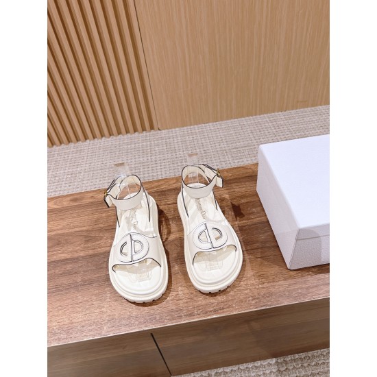 Pig nose. Sandals.