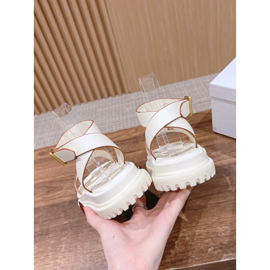 Pig nose. Sandals.