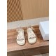 Pig nose. Sandals.