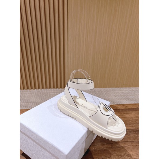 Pig nose. Sandals.