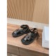 Pig nose. Sandals.