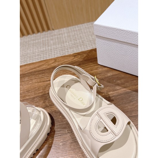 Pig nose. Sandals.