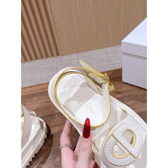 Pig nose. Sandals.