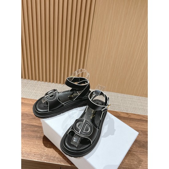 Pig nose. Sandals.