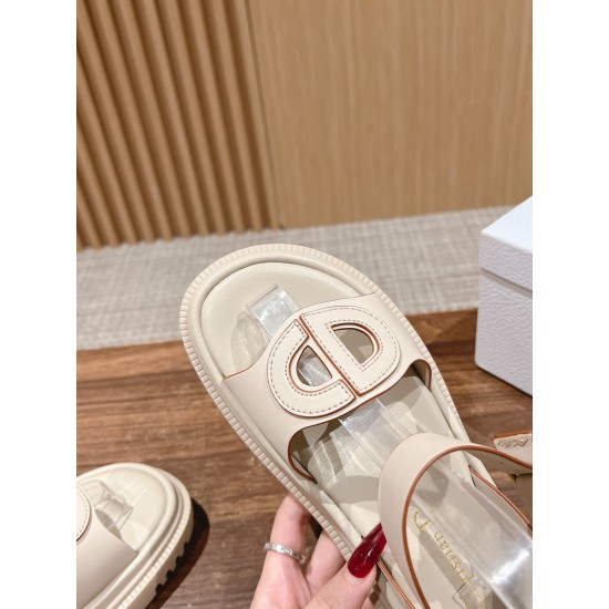 Pig nose. Sandals.
