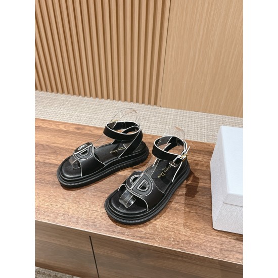 Pig nose. Sandals.