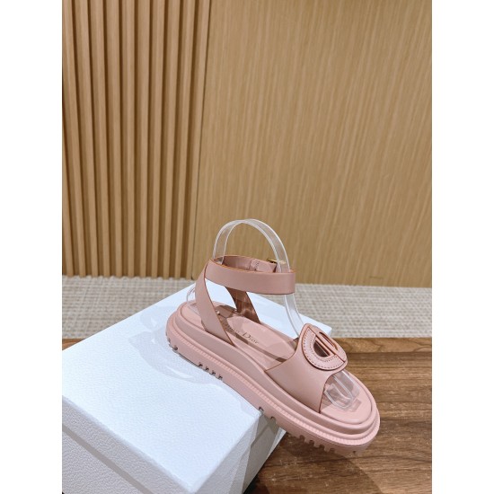 Pig nose. Sandals.