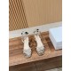 Rhinestone Bow Sandals
