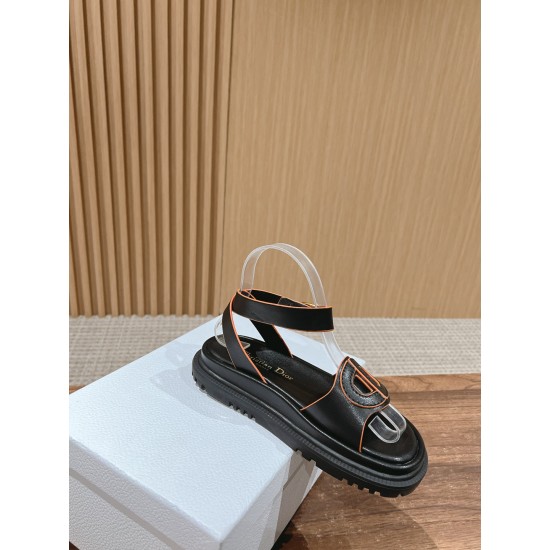 Pig nose. Sandals.