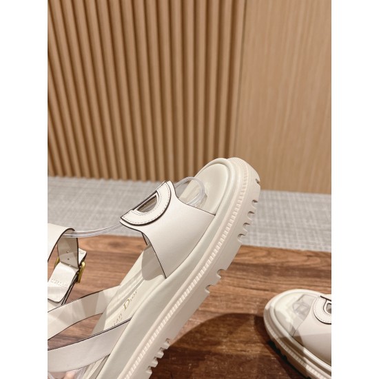 Pig nose. Sandals.