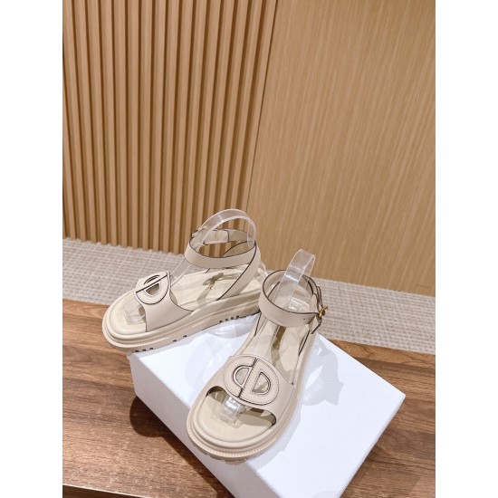 Pig nose. Sandals.
