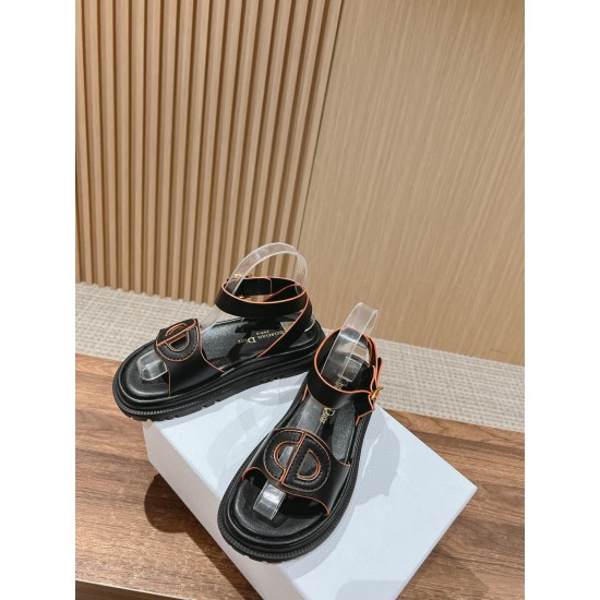 Pig nose. Sandals.