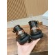 Pig nose. Sandals.