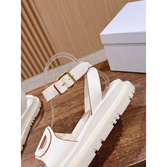 Pig nose. Sandals.