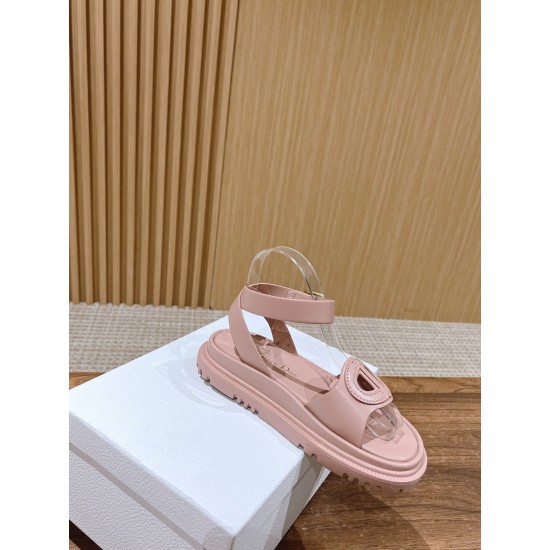 Pig nose. Sandals.