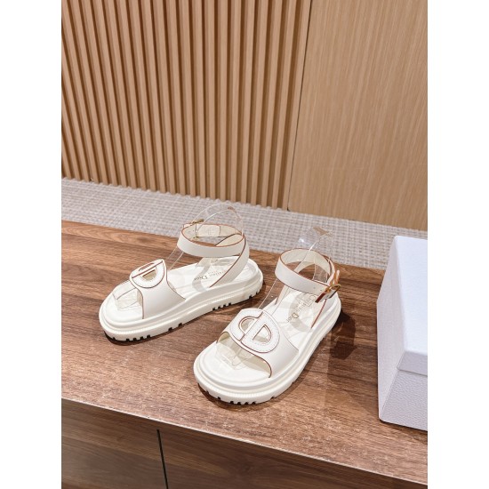Pig nose. Sandals.